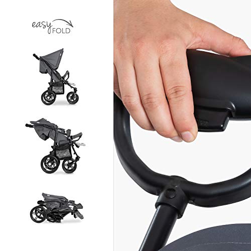 Hauck Roadster Duo SLX Zwillingsbuggy – Grau