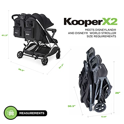 Joovy Kooper X2 Zwillingsbuggy – Grau
