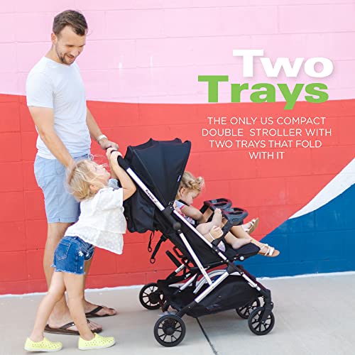 Joovy Kooper X2 Zwillingsbuggy – Grau